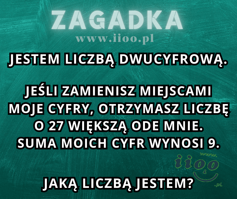 zagadka – liczba dwucyfrowa